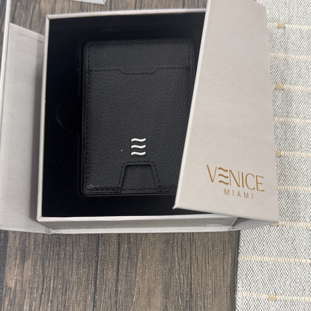 Black Leather Wallet